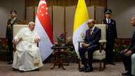 Pope marvels at Singapore's skyscrapers and asks that the lowest migrant workers not be forgotten