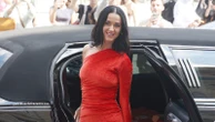 Katy Perry rocks red dress featuring lyrics from her new songThe singer was seen wearing the look in Paris. 6/26/2024 01:09:02 EDT