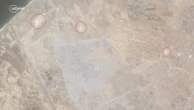 Satellite imagery appears to show construction of new aid distribution sites in Gaza