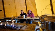Locals and tourists chow down on moose and reindeer cheesesteaks in northern Sweden
