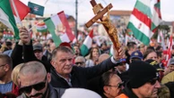 Thousands march in Budapest to support Orbán amid election challenges