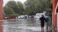 Torrential rains and heavy storms hit northern Italy as Milan is flooded and a man reported missing