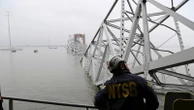 Barges are bringing cranes to Baltimore to help remove bridge wreckage and open shipping route