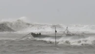 A severe tropical storm heads for southern China