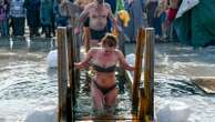 Warm weather threatens Epiphany ice water plunges for Russia's Orthodox Christians