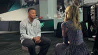 Saquon Barkley talks 'tush push,' fatherhood