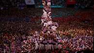 AP PHOTOS: Human towers rise skyward in Spain's Catalonia as part of cultural pride