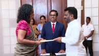 Sri Lanka's new leader appoints the first female prime minister in 24 years