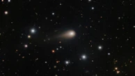 Interstellar comet swinging past Mars as a fleet of spacecraft looks on