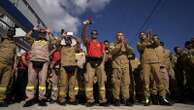 As summers get hotter, Greece's seasonal firefighters protest for permanent jobs