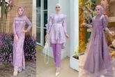 10 Gaya Kondangan Cetar dengan Tema Warna Ungu, Pasti Tampil Beda!