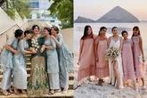 9 Inspirasi Gaun dan Kebaya Bridesmaid Bernuansa Pastel, Bikin Terpana