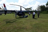 [BREAKING] Heli Mendarat Darurat di Grobogan, BNPB: Tak Ada Korban