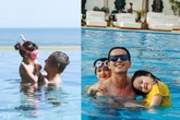 10 Artis Pria Saat Menemani Putrinya Berenang, Papa Siaga! 