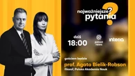 Prof. Agata Bielik-Robson w programie "Najważniejsze pytania". Oglądaj od 18:00