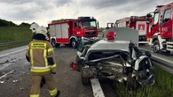 Śmiertelny wypadek na S7. Są ranni, lądował LPR