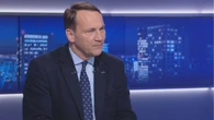 "My się na taki szantaż nie godzimy". Sikorski o groźbach Kremla