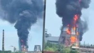 Elektrociepłownia w Ukrainie zajęła się ogniem. Znaleźli ciała