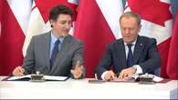 Tusk spotkał się z Trudeau. 