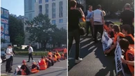 "Rząd okazuje nam pogardę". Blokada aktywistów w stolicy