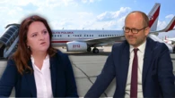 Podniebna wymiana zdań. "Pozdrawiam znad Atlantyku"