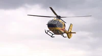 Karambol koło Krosna. Lądował śmigłowiec LPR