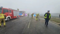 Zaczęło się od lawety, z której spadła koparka. Seria wypadków na S5