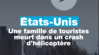À New York, une famille de touristes espagnols tués dans le crash d'un hélicoptère