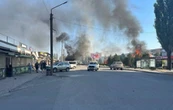 Росіяни скинули 500-кілограмову авіабомбу на ТЦ у центрі Добропілля і вбили двох та поранили ще 14 людей