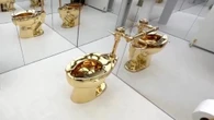 All'asta "America", il water d'oro da 10 milioni di dollari di Cattelan