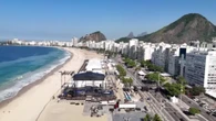 Il palco di Shakira a Copacabana: folla da record per il concerto gratuito