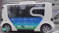 Torino, al via la sperimentazione del minibus a guida autonoma