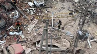 Kiev come dopo un terremoto: auto distrutte macerie ovunque dopo l'attacco aereo russo