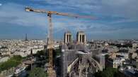 Le spettacolari immagini dal drone dei lavori in corso a Notre-Dame