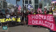Il grido dei parenti degli ostaggi di Hamas: "Blinken ci fidiamo di te, concludi l'accordo"