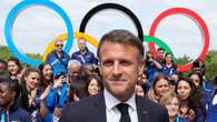 Macron al villaggio olimpico: 