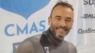 Apnea dinamica. Alessandro Cianfoni supera se stesso: nuovo record del mondo