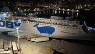 Il rogo sulla nave Rubattino da Palermo, il video dal drone dell'attracco