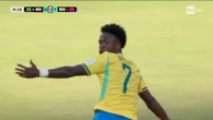 Coppa del Mondo FIFA 2026, il gol di Vinicius Junior per il pareggio del Brasile contro il Marocco