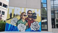 La Rai ricorda Ilaria Alpi e Miran Hrovatin: l'inaugurazione del murale nella sede di Saxa Rubra