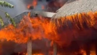 Santo Domingo, le drammatiche immagini delle fiamme che divorano un resort in zona Bayahibe