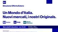 La Rai e i mercati esteri: l'offerta informativa che verrà