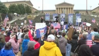 Manifestanti Usa in piazza per la nuova giornata 'No Kings' contro la "deriva autoritaria" di Trump