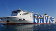 Nave GNV ferma a largo della Corsica dopo incendio a bordo