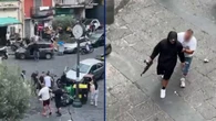 Napoli, lite e spari in Piazza Montesanto, uomini armati di pistola e kalashnikov, i video in rete