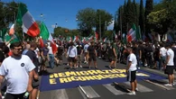 Corteo pro Remigrazione, raduno manifestanti: cori contro antifascisti