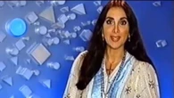 Maria Rita Viaggi nel 1996, durante un annuncio su Rai1