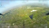 Drone sfarfalla per sfuggire all'Fpv russo: abbattimento del drone da ricognizione ucraino Furia
