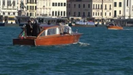 Venezia, il delfino nuota nel bacino di San Marco tra il continuo via vai delle barche