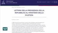 Quirinale a Ministero, verificare fondatezza elementi domanda grazia Minetti